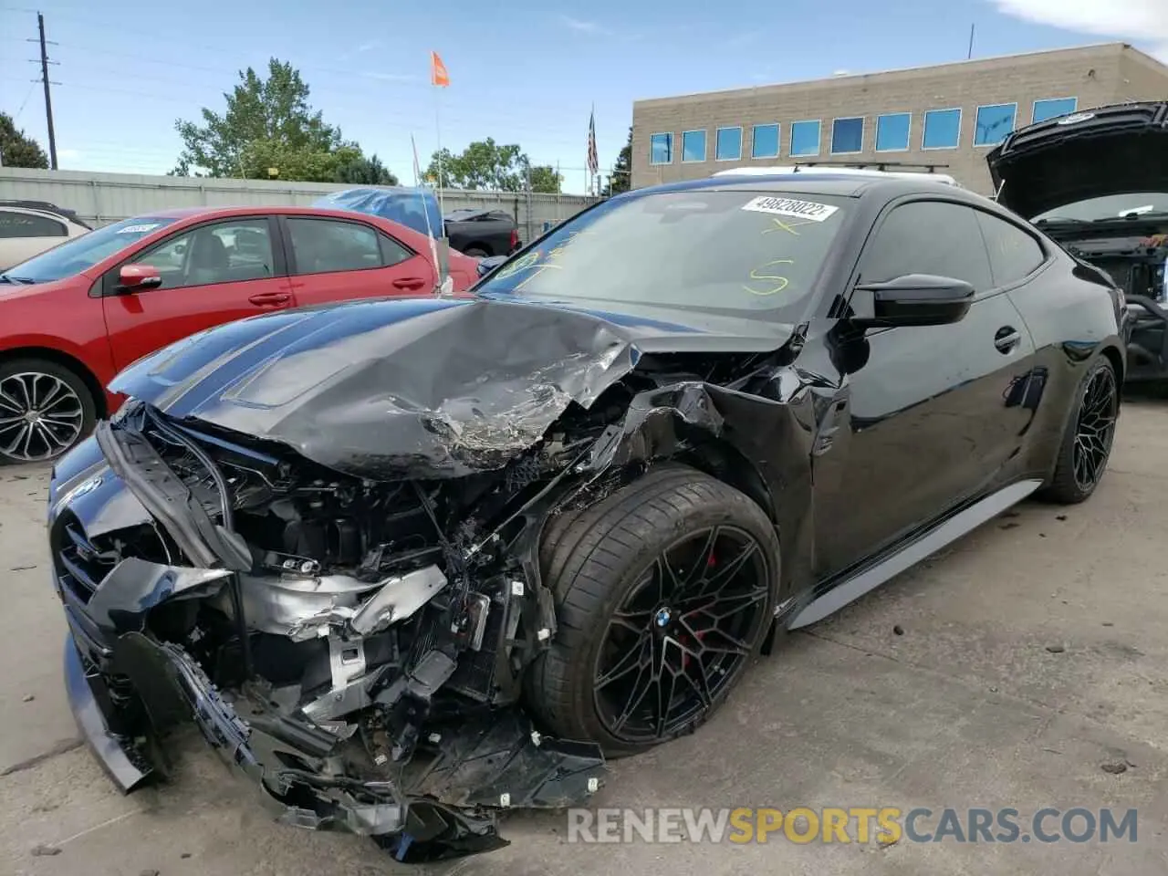 2 Фотография поврежденного автомобиля WBS43AZ02NCJ93932 BMW M4 2022