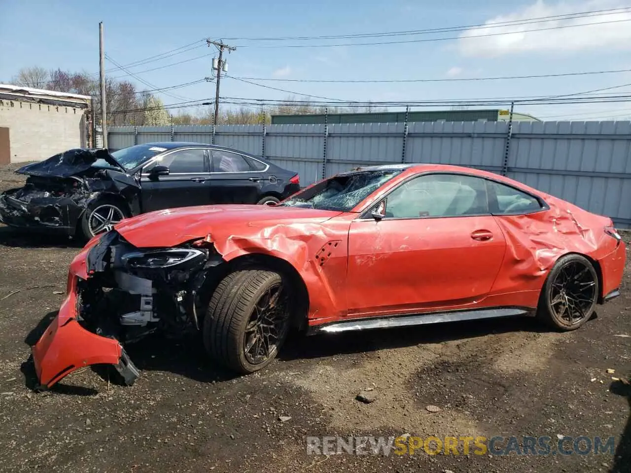 1 Photograph of a damaged car WBS43AZ08NCH60793 BMW M4 2022