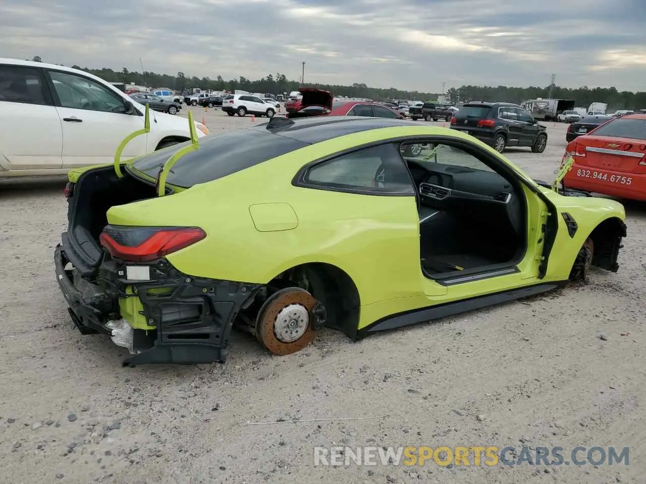 3 Photograph of a damaged car WBS43AZ09NCK11603 BMW M4 2022