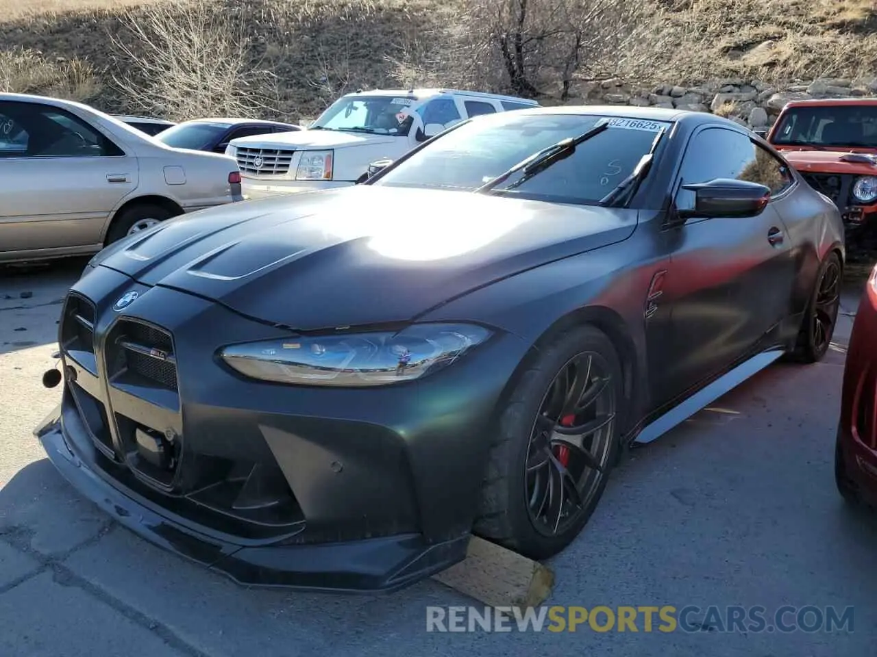 1 Photograph of a damaged car WBS43AZ0XNCK22593 BMW M4 2022
