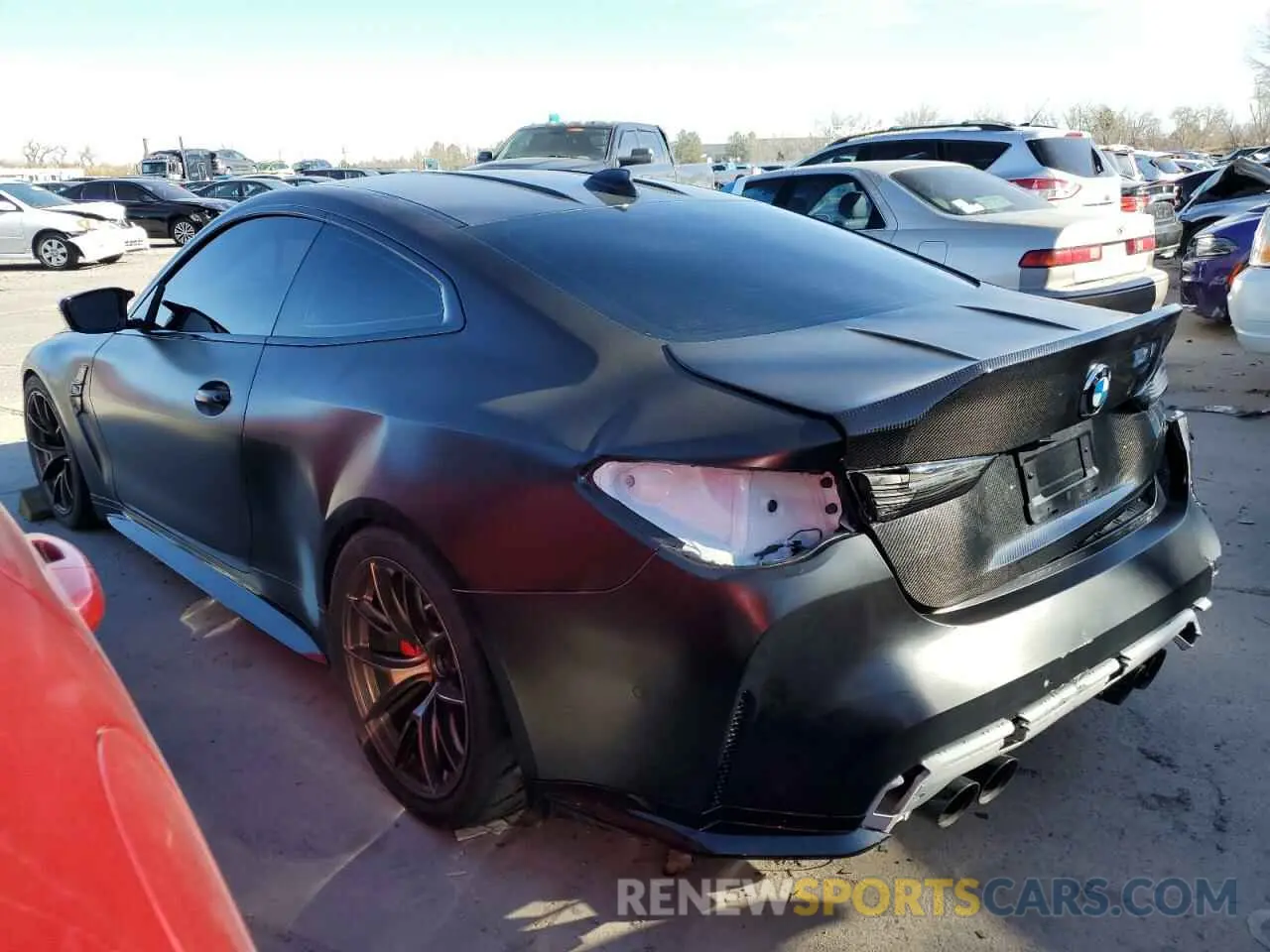 2 Photograph of a damaged car WBS43AZ0XNCK22593 BMW M4 2022
