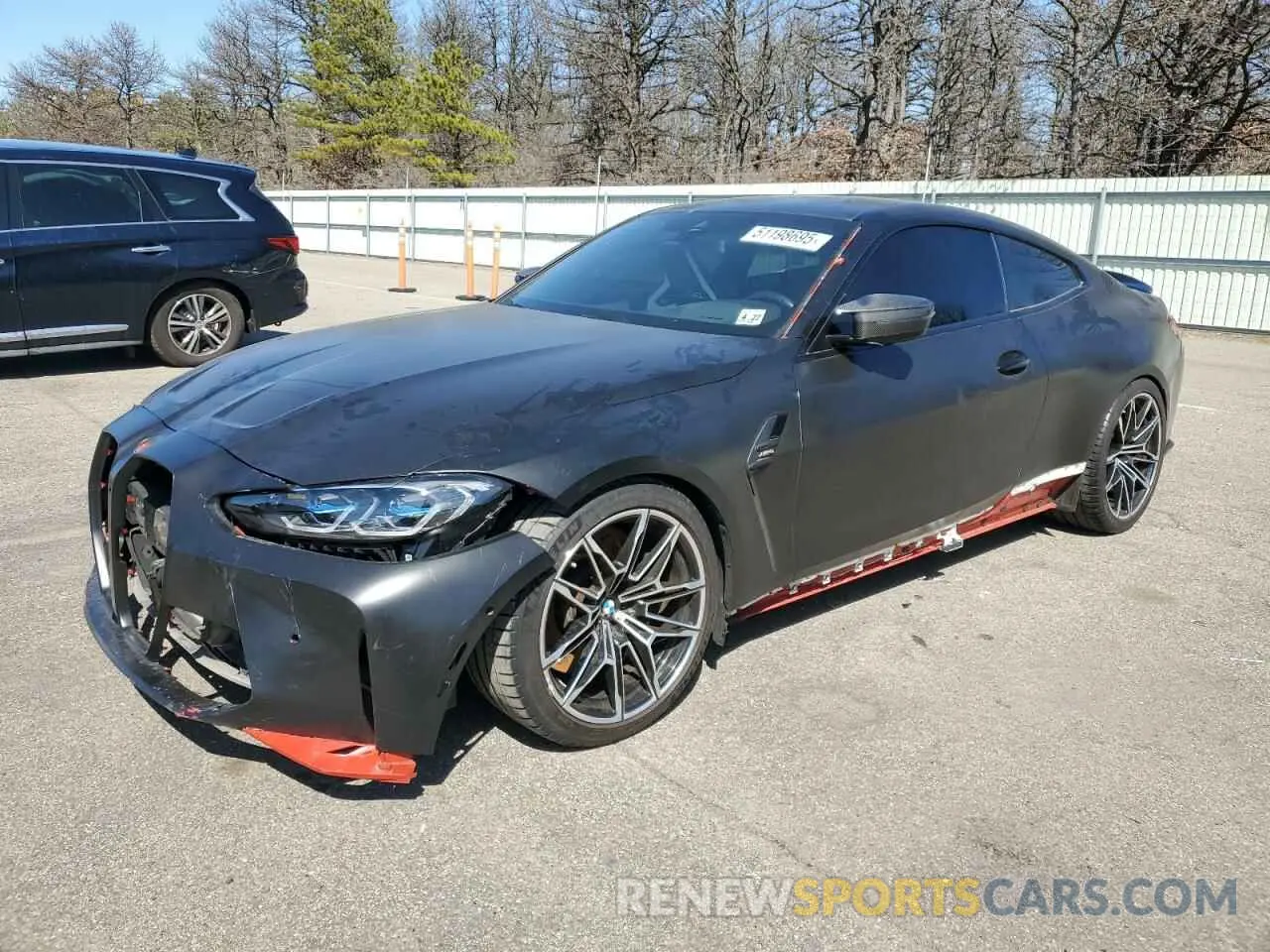 1 Фотография поврежденного автомобиля WBS53AZ07NCH47246 BMW M4 2022