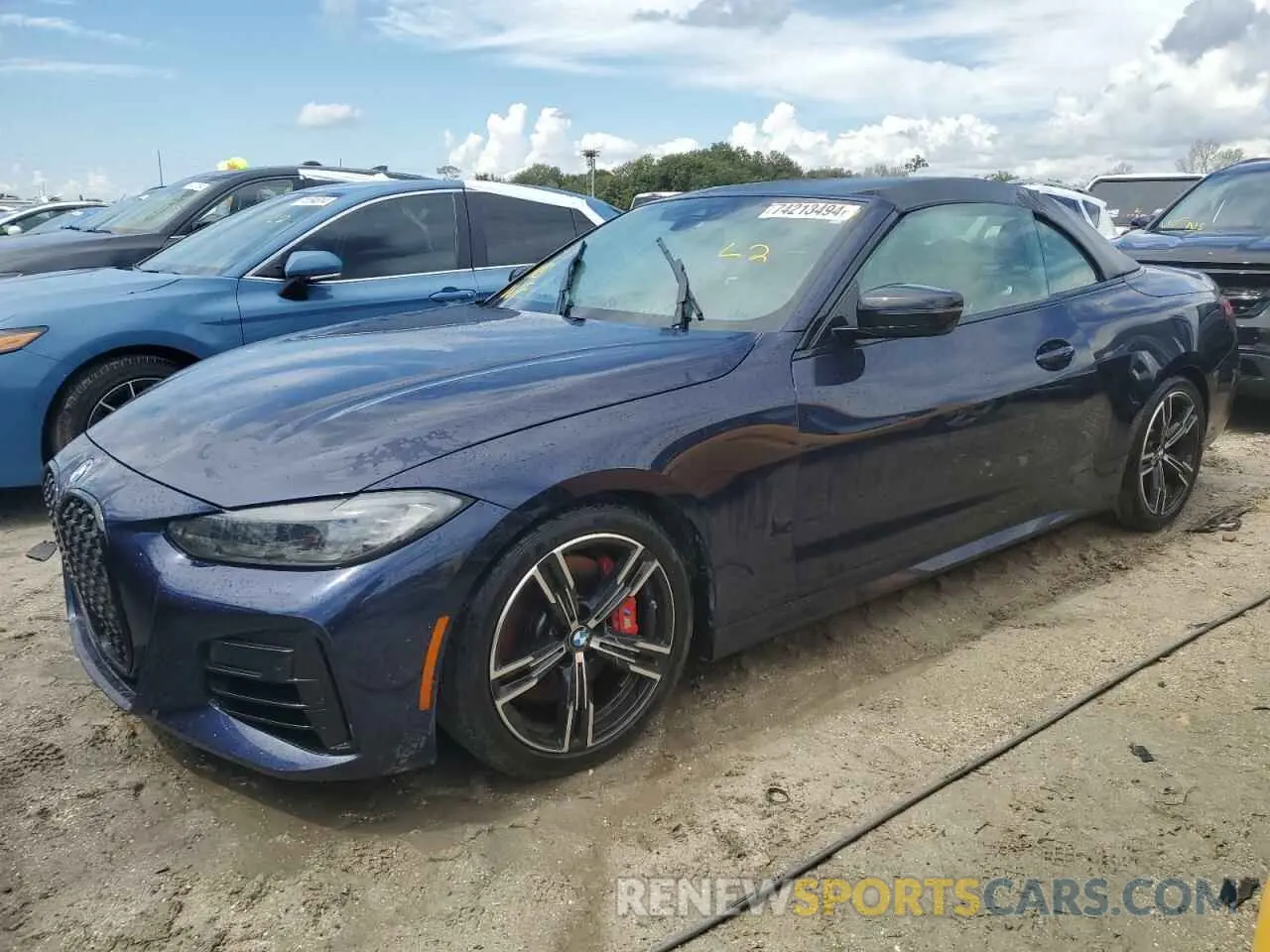 1 Photograph of a damaged car WBA53AT06PCL25904 BMW M4 2023