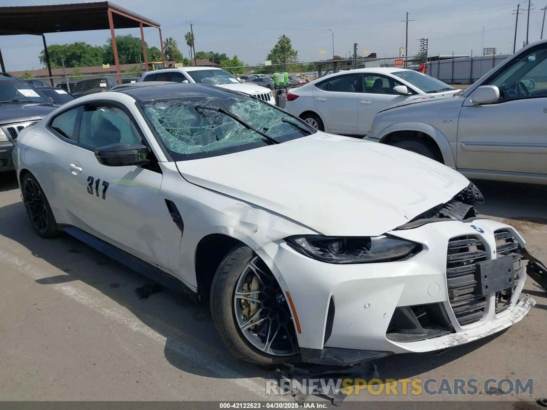 14 Фотография поврежденного автомобиля WBS43AZ03PCM82921 BMW M4 2023