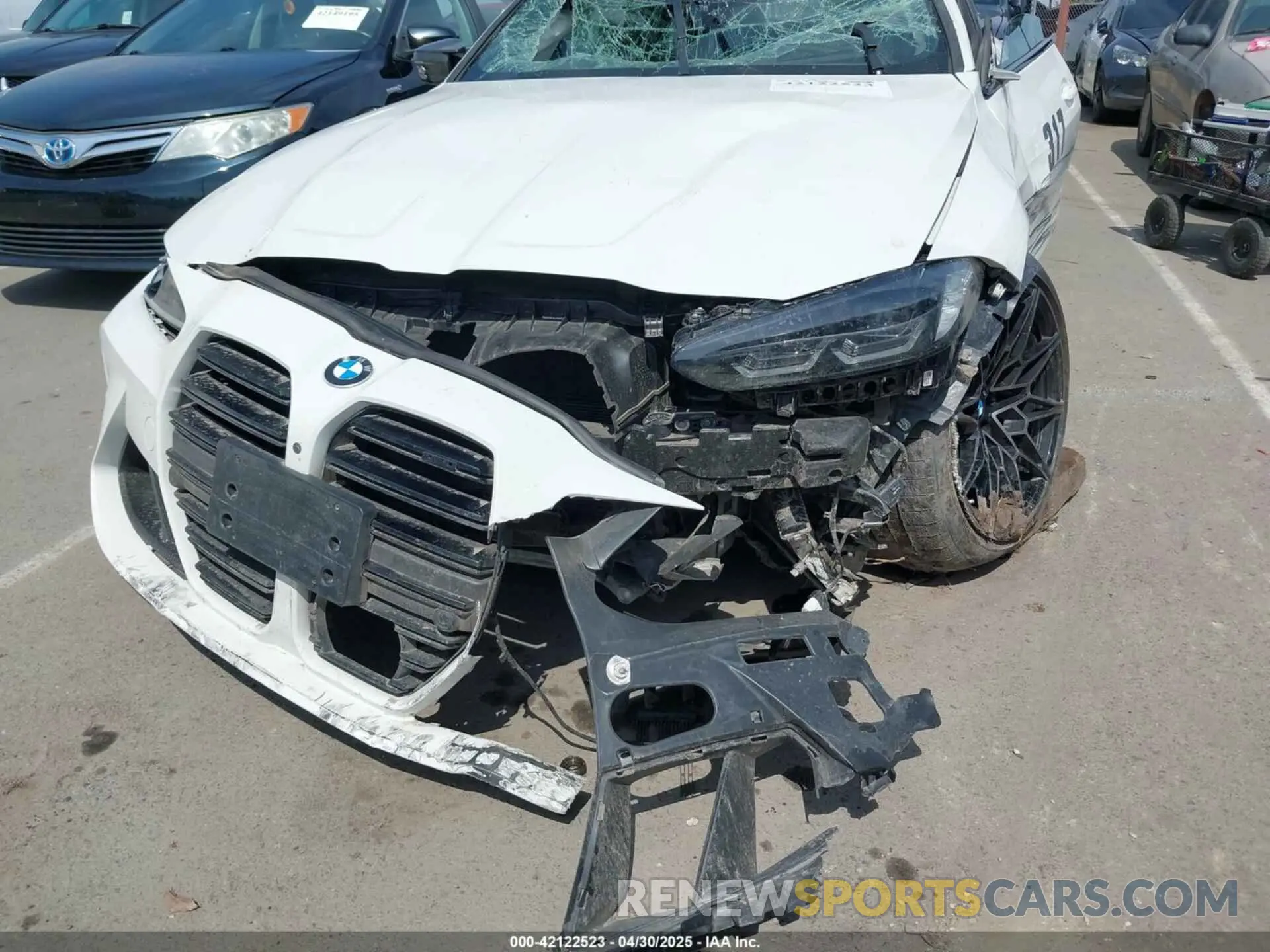 6 Фотография поврежденного автомобиля WBS43AZ03PCM82921 BMW M4 2023