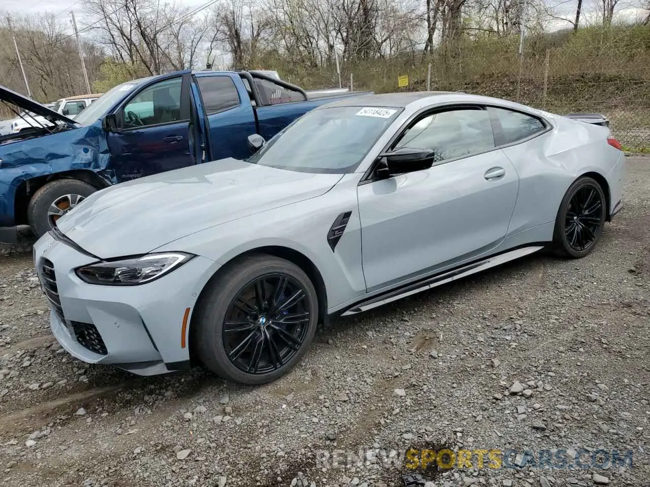 1 Photograph of a damaged car WBS43AZ04PCL27746 BMW M4 2023
