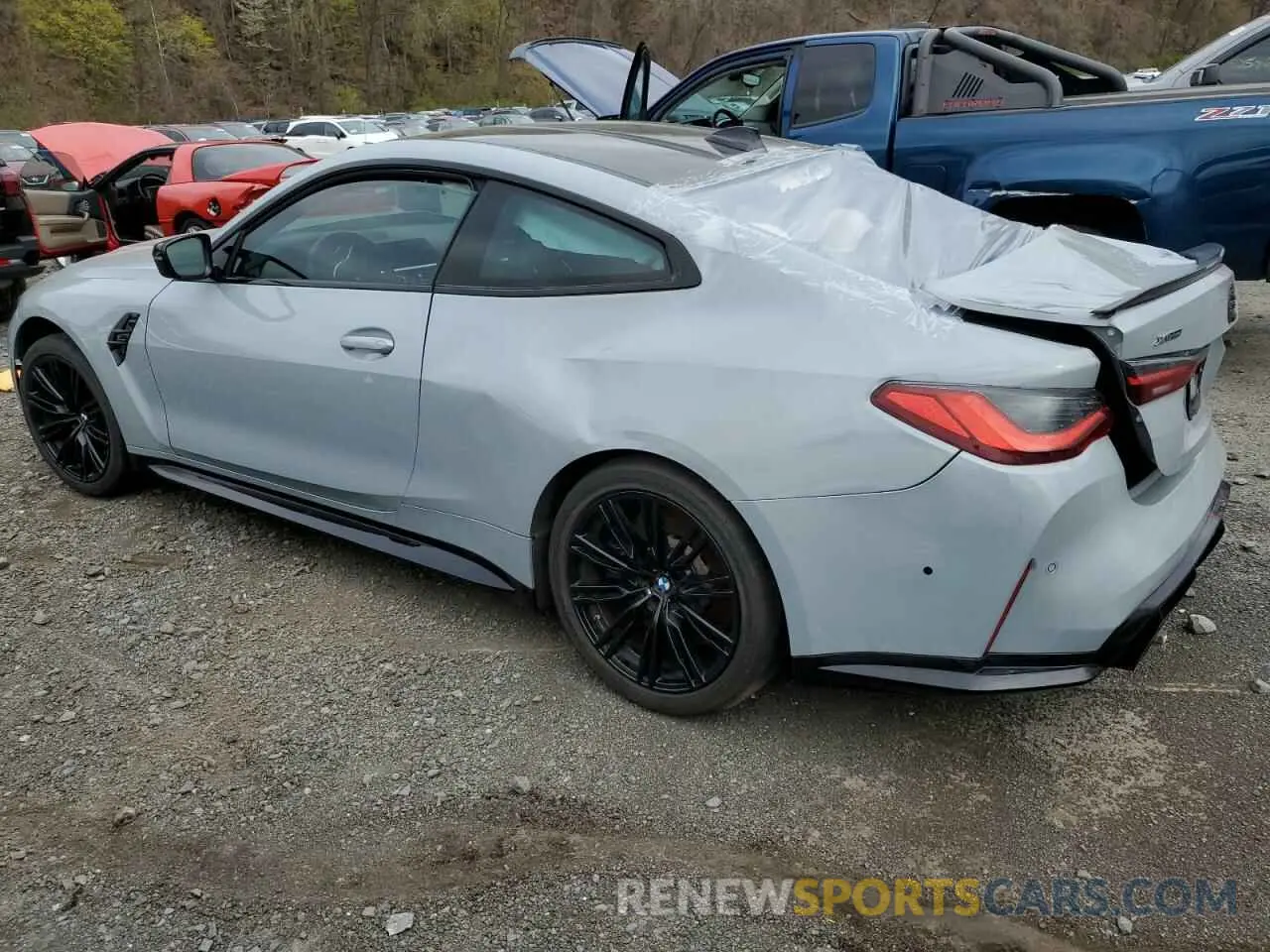 2 Photograph of a damaged car WBS43AZ04PCL27746 BMW M4 2023