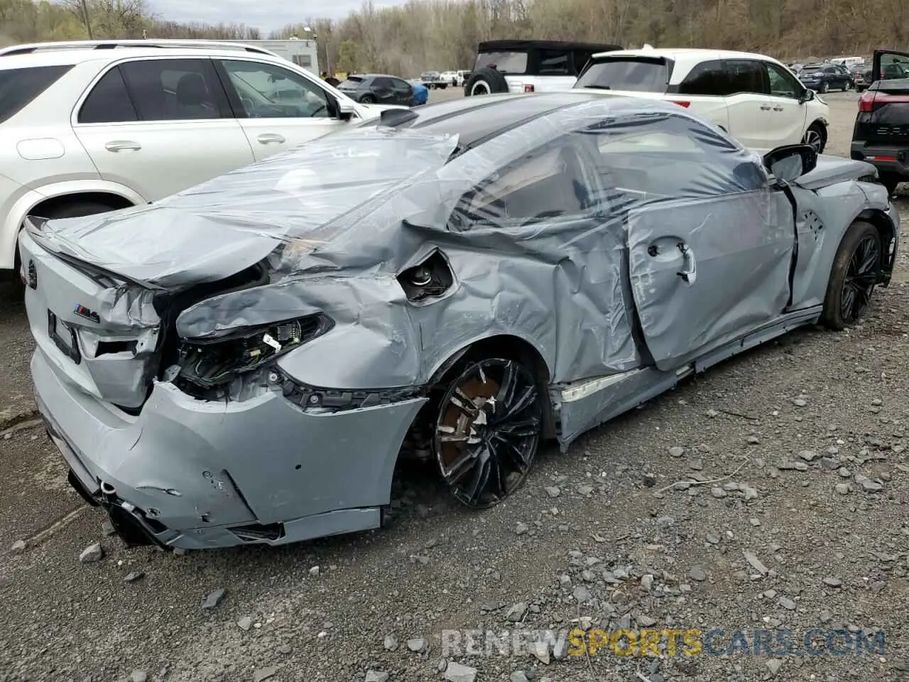 3 Photograph of a damaged car WBS43AZ04PCL27746 BMW M4 2023
