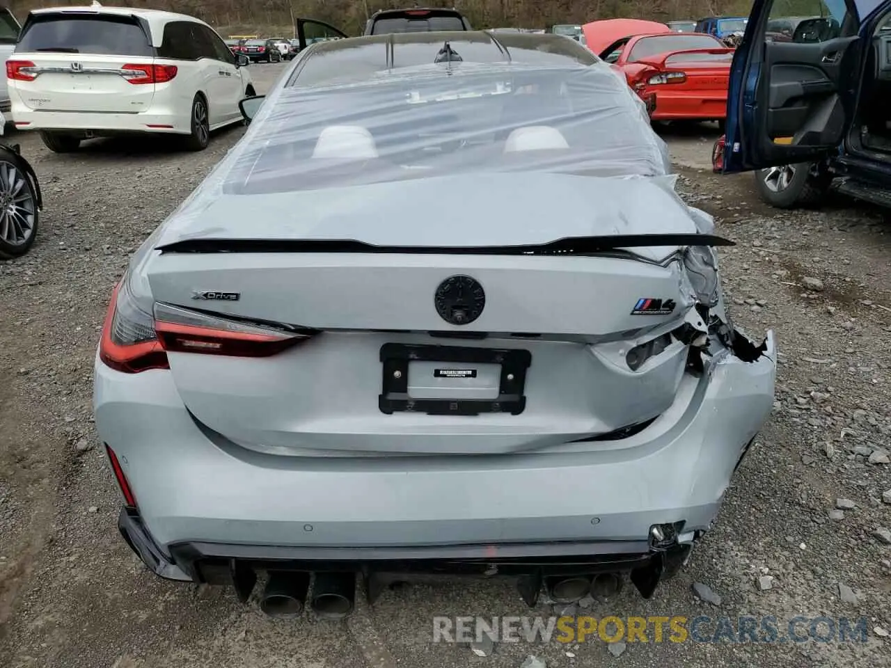 6 Photograph of a damaged car WBS43AZ04PCL27746 BMW M4 2023