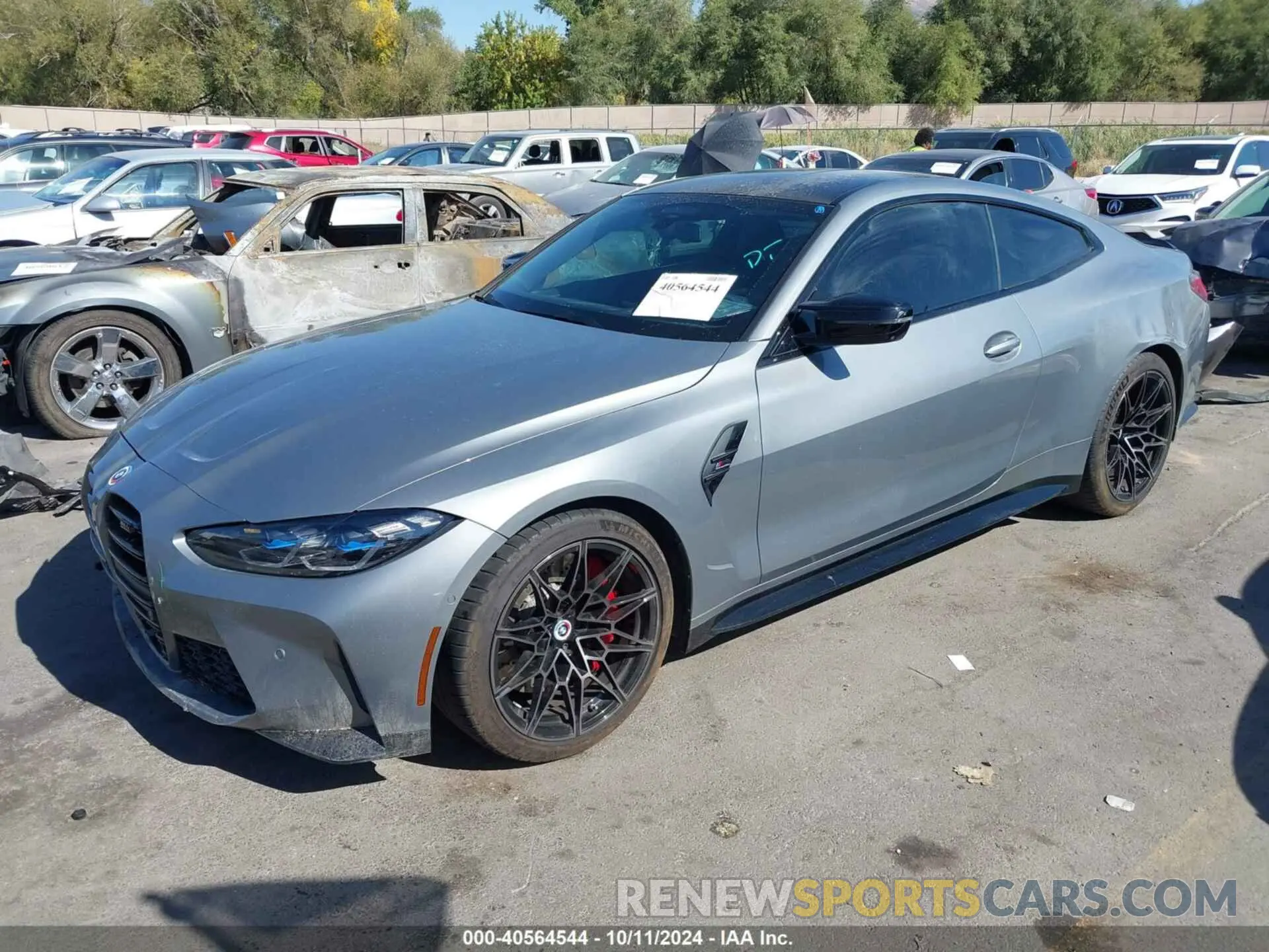 2 Photograph of a damaged car WBS43AZ05PCM25989 BMW M4 2023