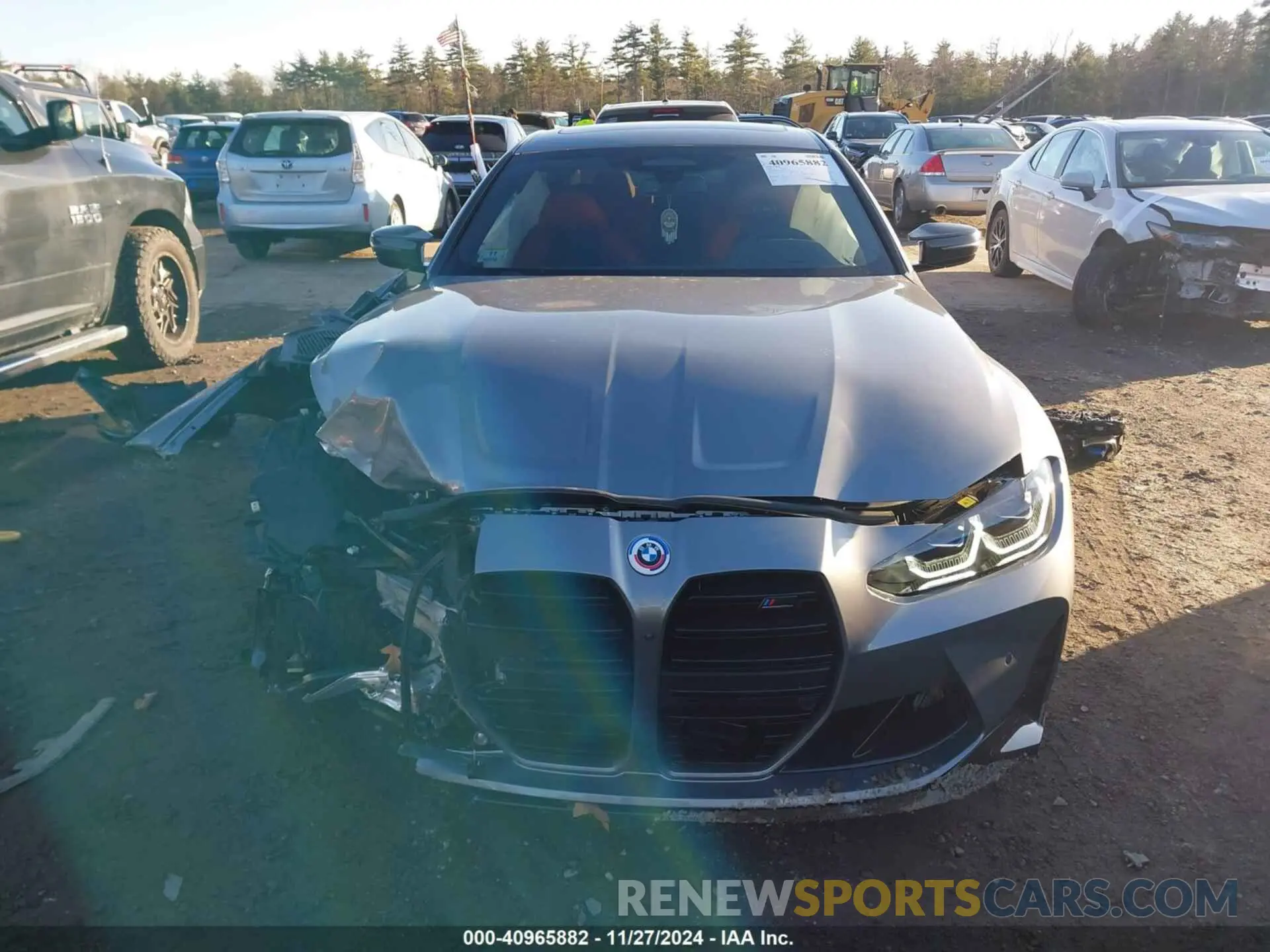 12 Фотография поврежденного автомобиля WBS43AZ09PCM25302 BMW M4 2023