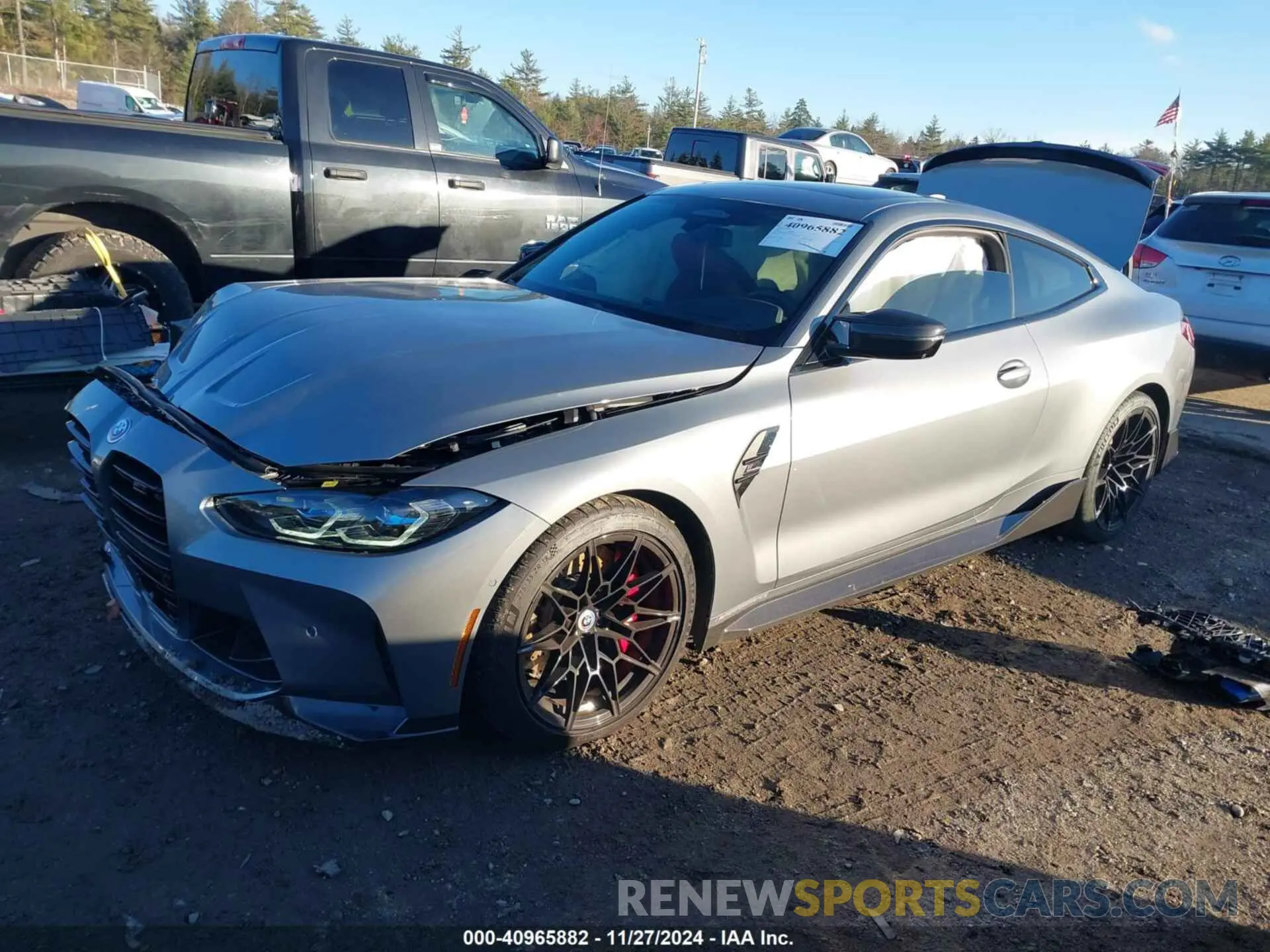 2 Фотография поврежденного автомобиля WBS43AZ09PCM25302 BMW M4 2023
