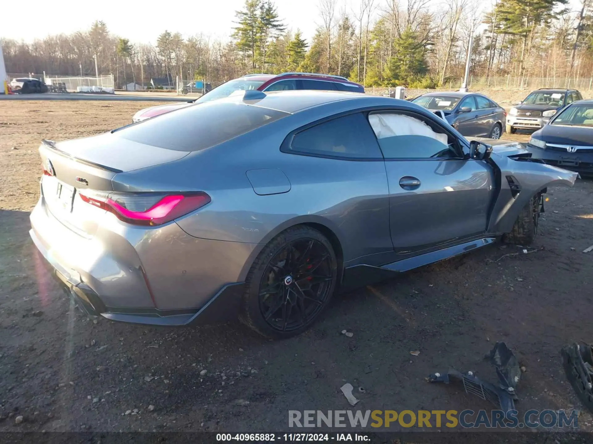 4 Фотография поврежденного автомобиля WBS43AZ09PCM25302 BMW M4 2023