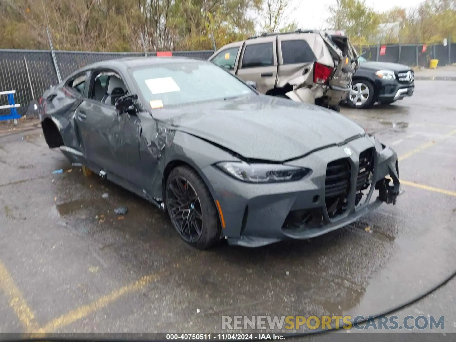 1 Photograph of a damaged car WBS43AZ0XRCP59910 BMW M4 2024