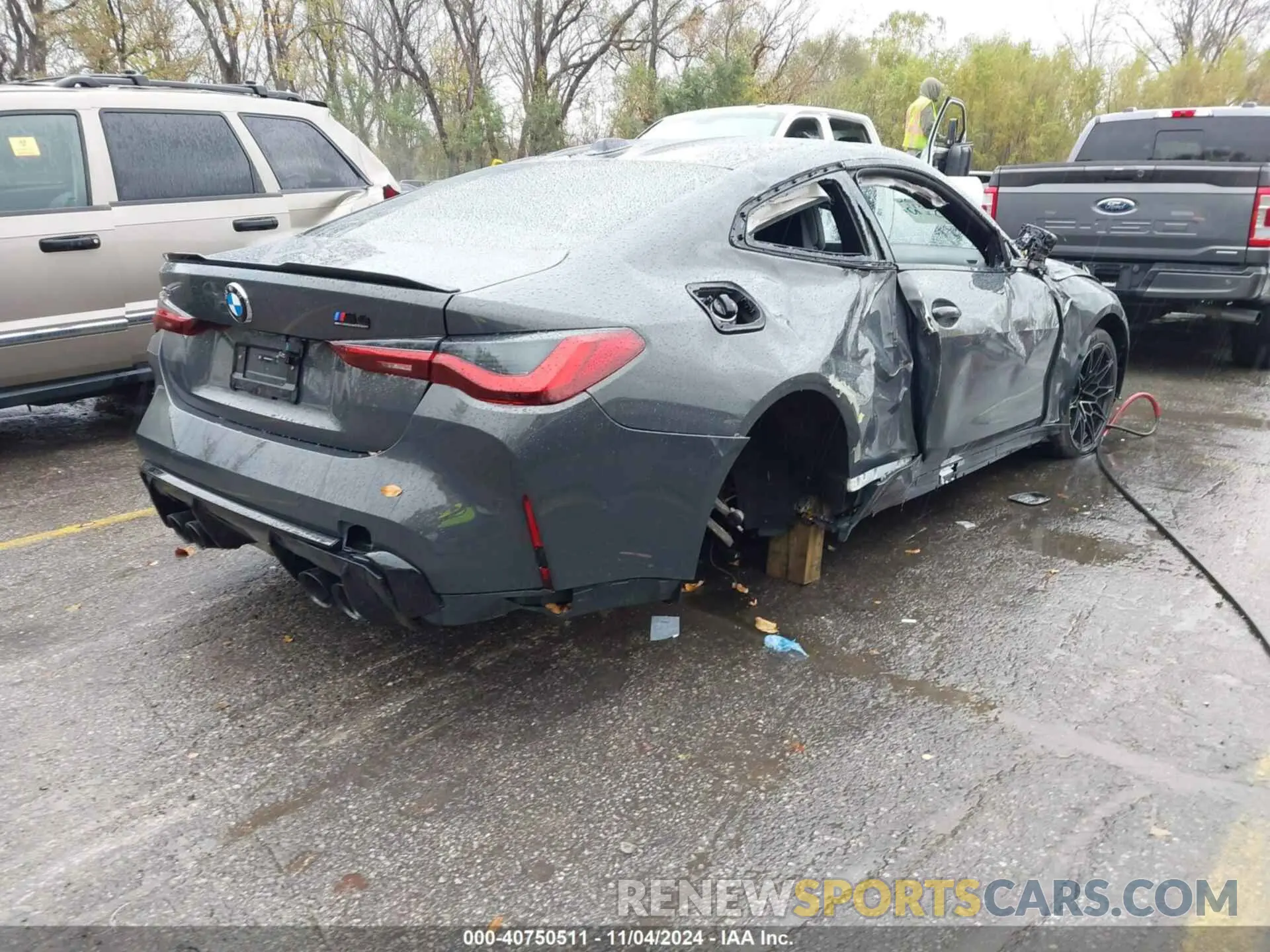 4 Photograph of a damaged car WBS43AZ0XRCP59910 BMW M4 2024