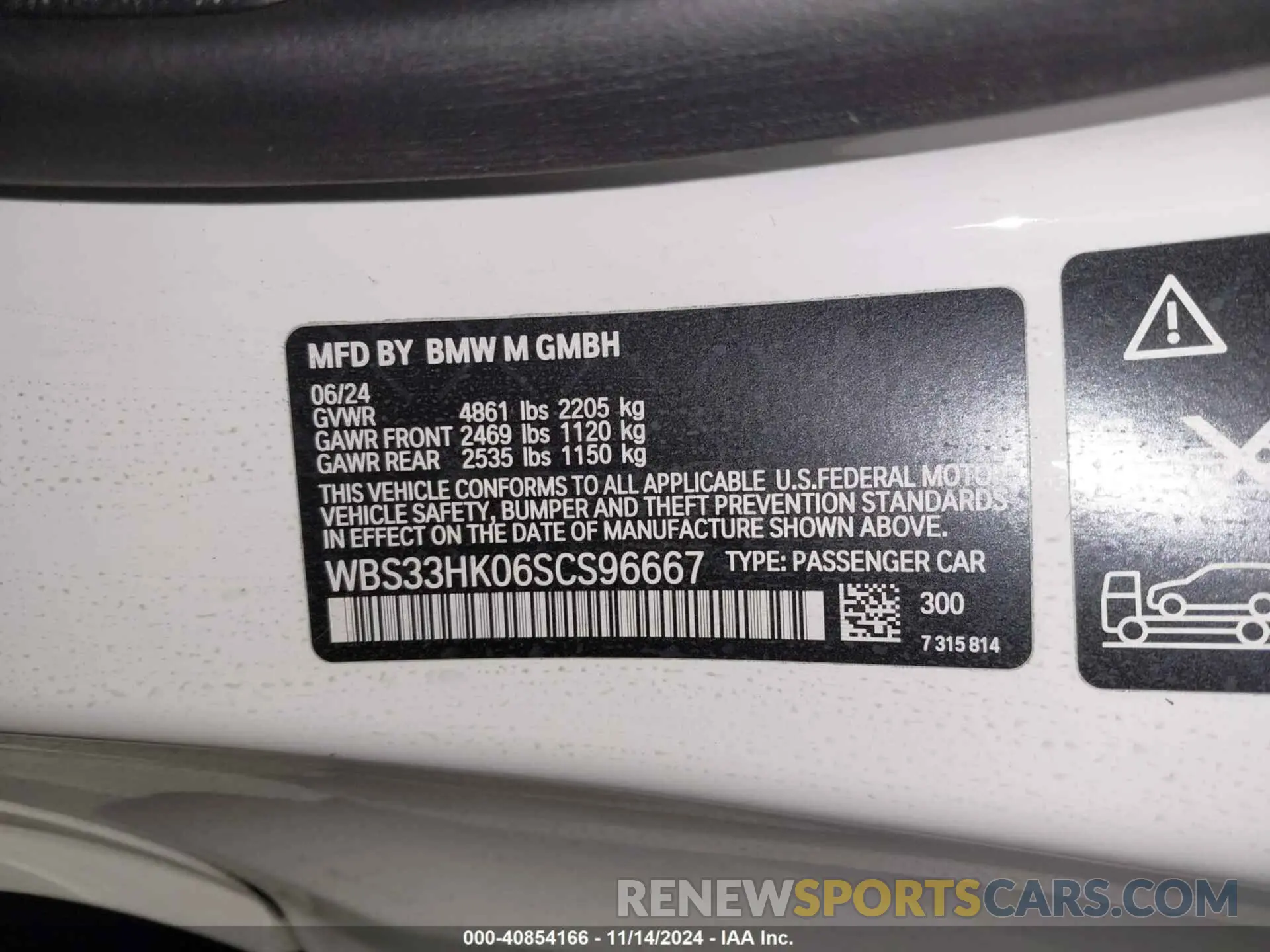 9 Фотография поврежденного автомобиля WBS33HK06SCS96667 BMW M4 2025