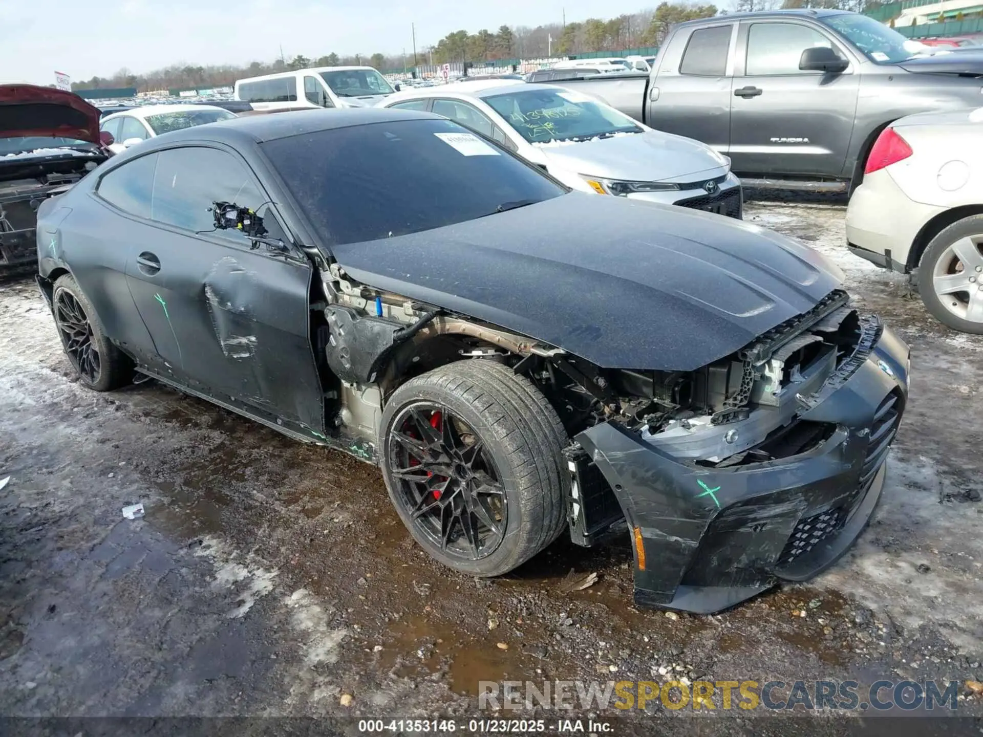 1 Photograph of a damaged car WBS33HK0XSCT17505 BMW M4 2025
