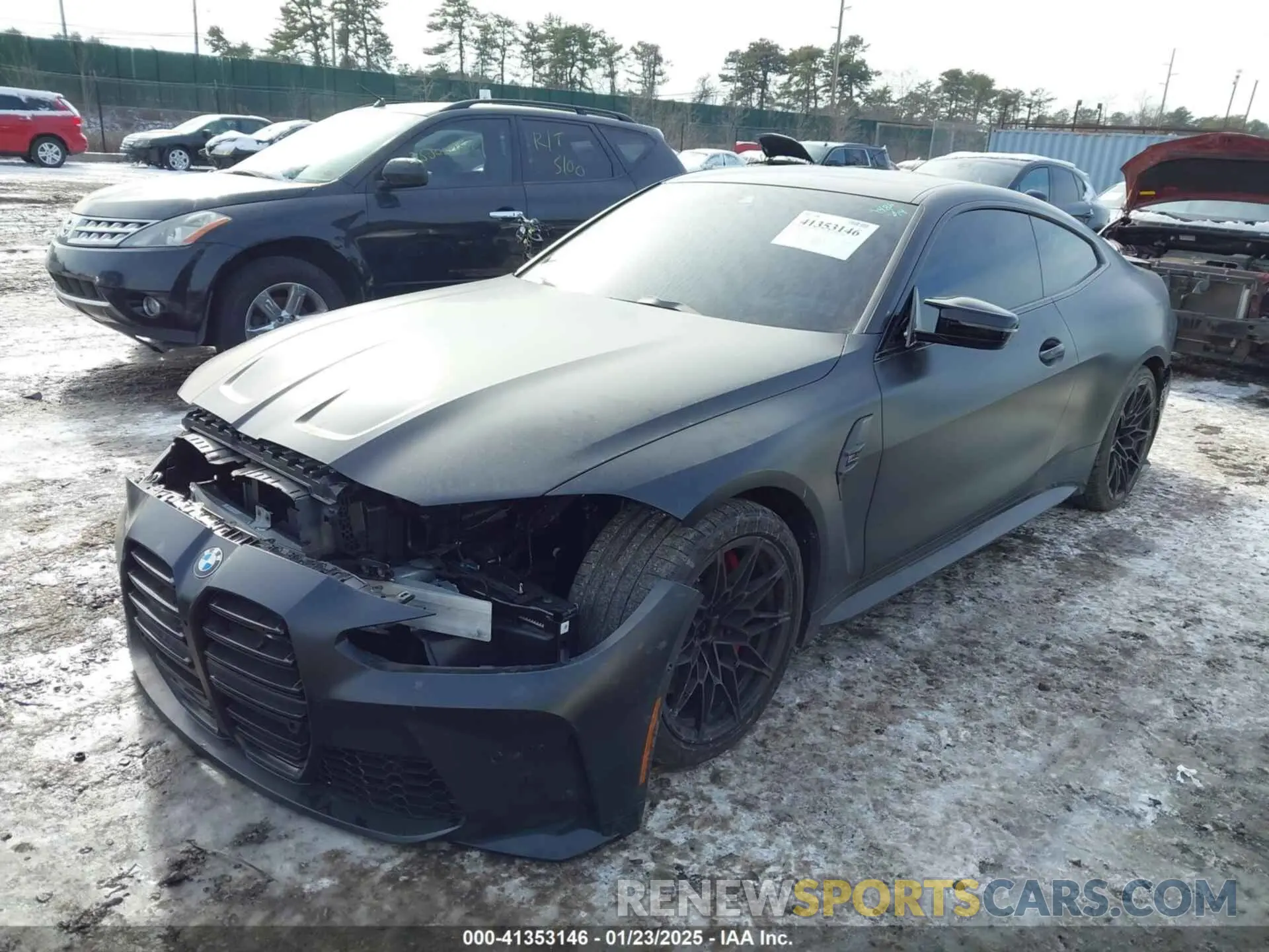 2 Photograph of a damaged car WBS33HK0XSCT17505 BMW M4 2025
