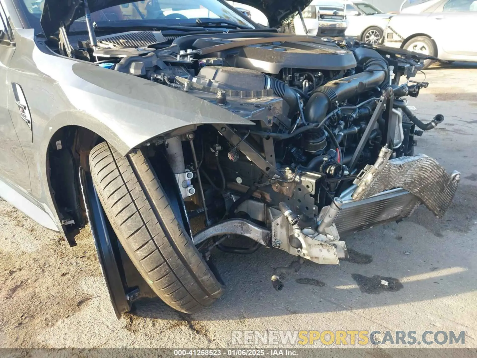 19 Photograph of a damaged car WBS43BA01SCS53664 BMW M4 2025
