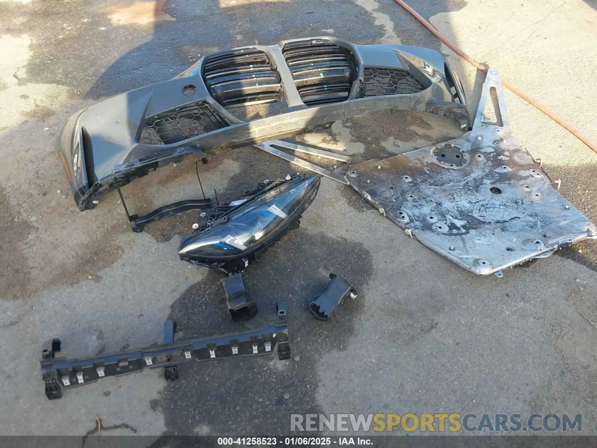 6 Photograph of a damaged car WBS43BA01SCS53664 BMW M4 2025