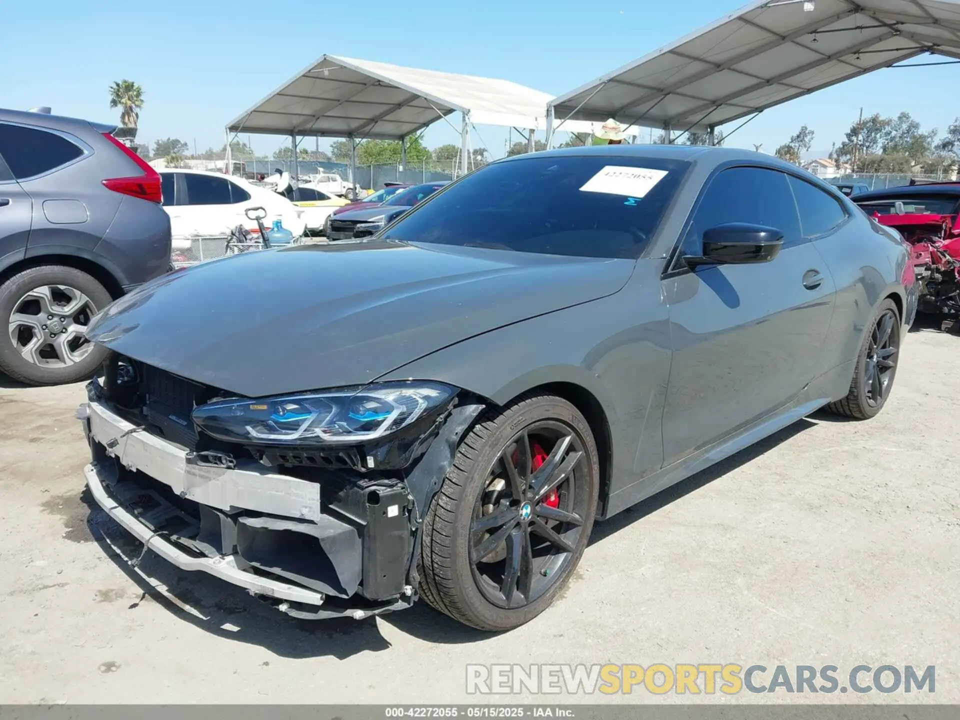 2 Фотография поврежденного автомобиля WBA13AR07MCG10695 BMW M440I 2021