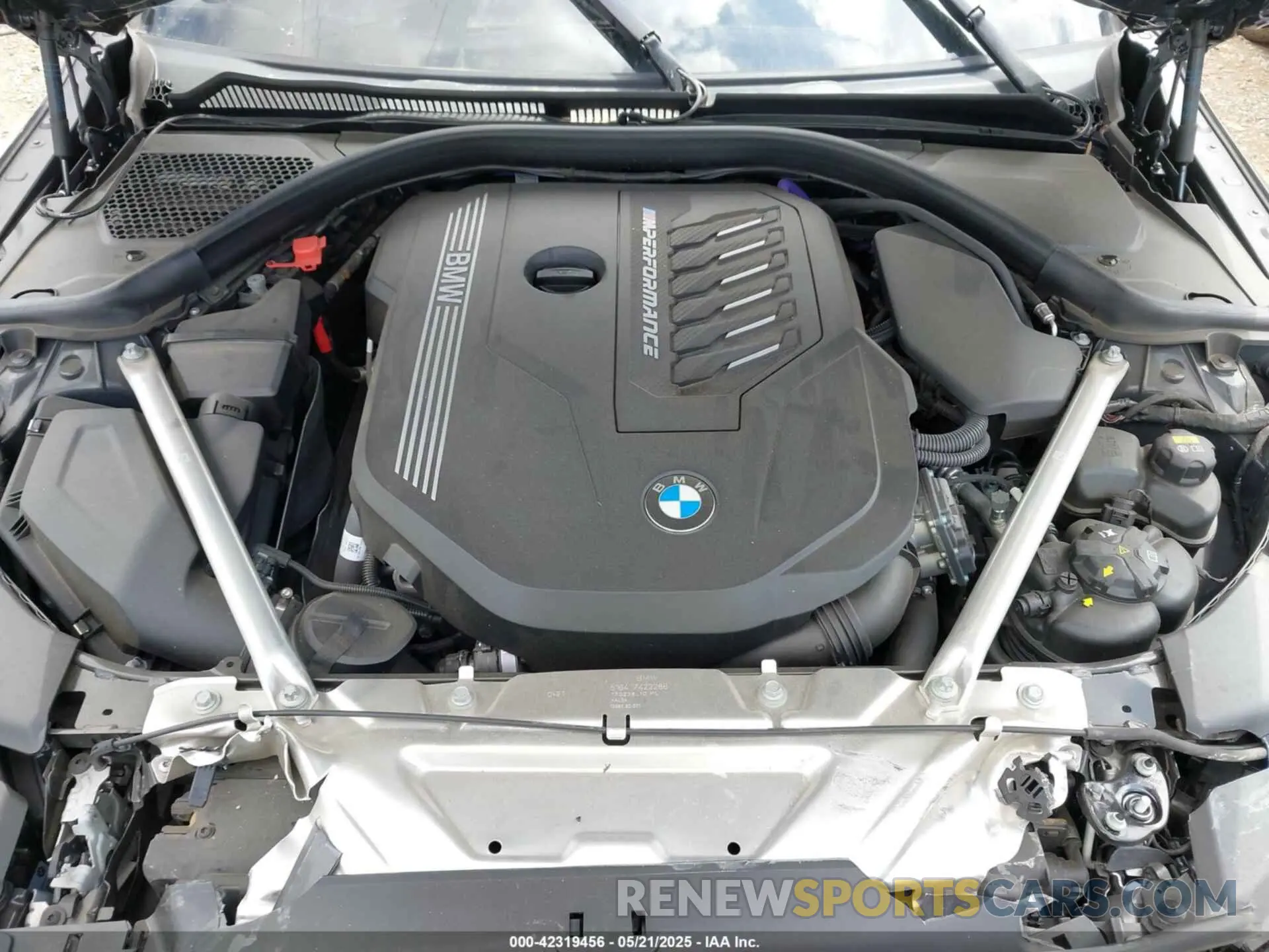 10 Фотография поврежденного автомобиля WBA53AT05MCG89665 BMW M440I 2021