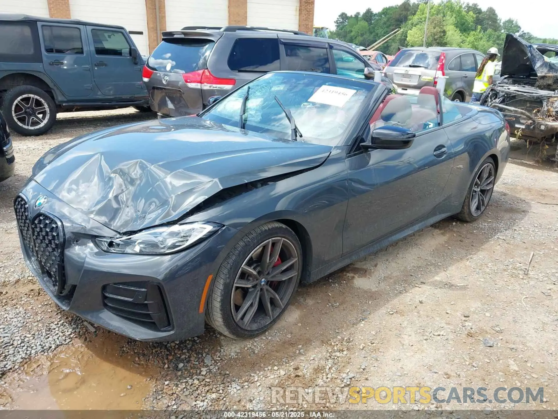 2 Фотография поврежденного автомобиля WBA53AT05MCG89665 BMW M440I 2021