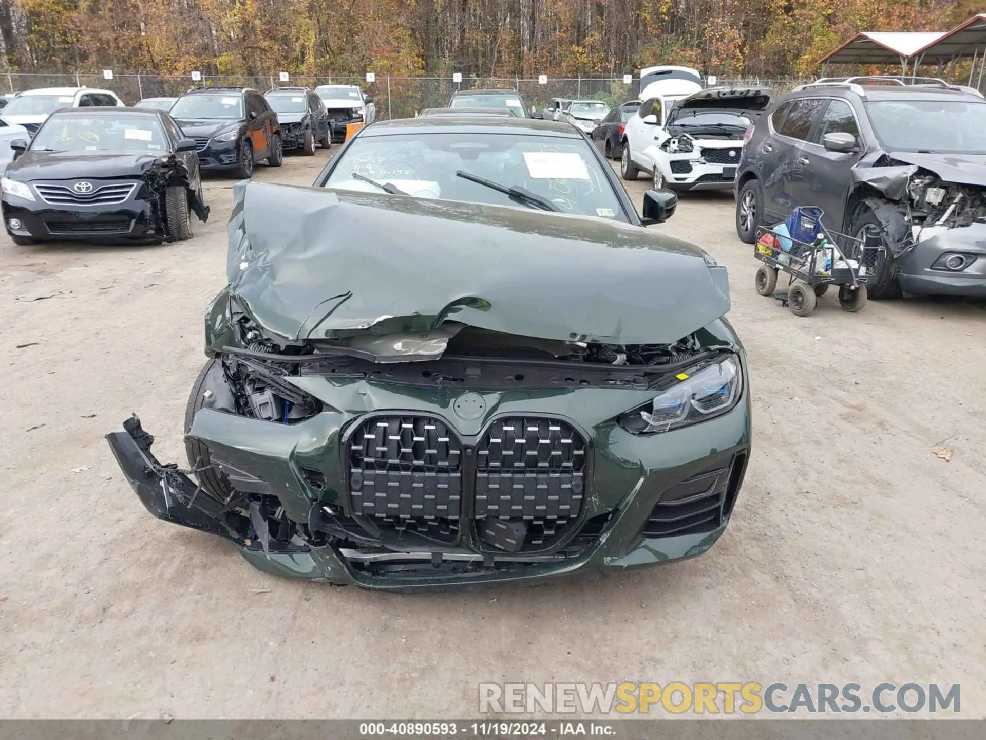 11 Photograph of a damaged car WBA13AR0XNCH73696 BMW M440I 2022