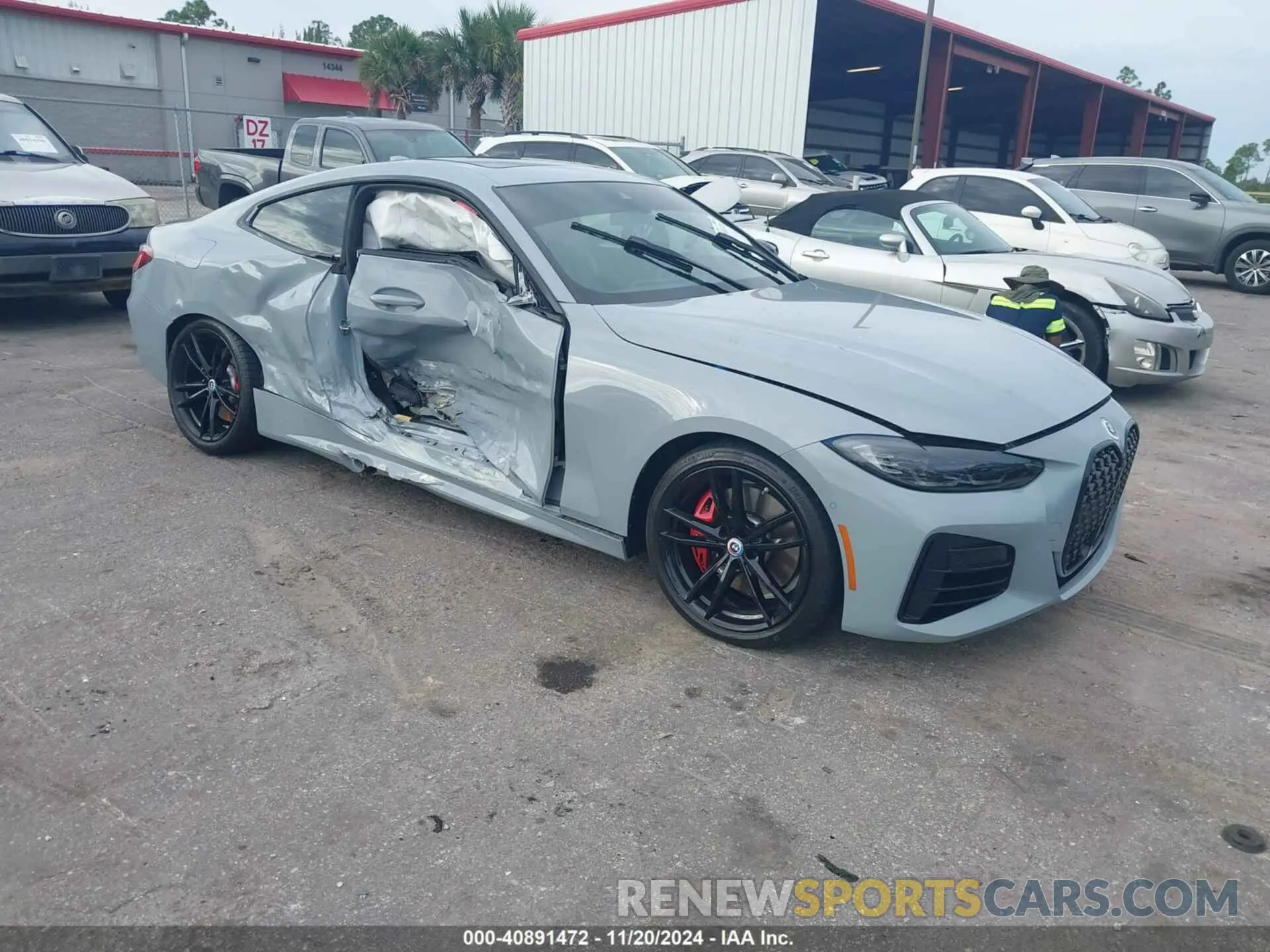 1 Photograph of a damaged car WBA13AR01PCL90729 BMW M440I 2023