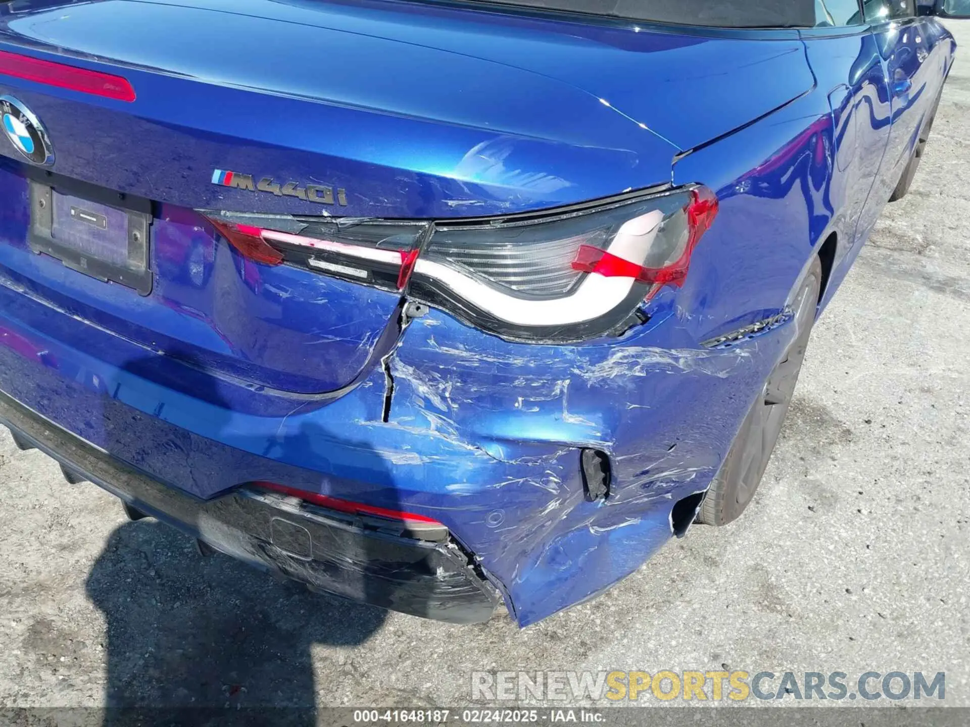 6 Photograph of a damaged car WBA53AT0XRCP24298 BMW M440I 2024