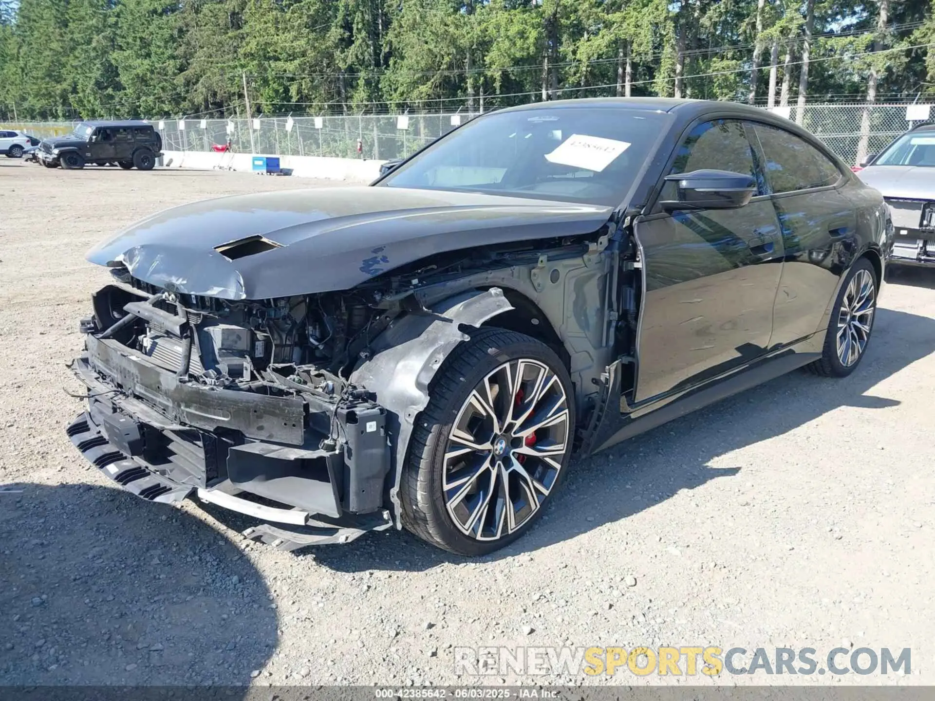 2 Photograph of a damaged car WBA13AW02NFL97513 BMW M440I GRAN COUPE 2022