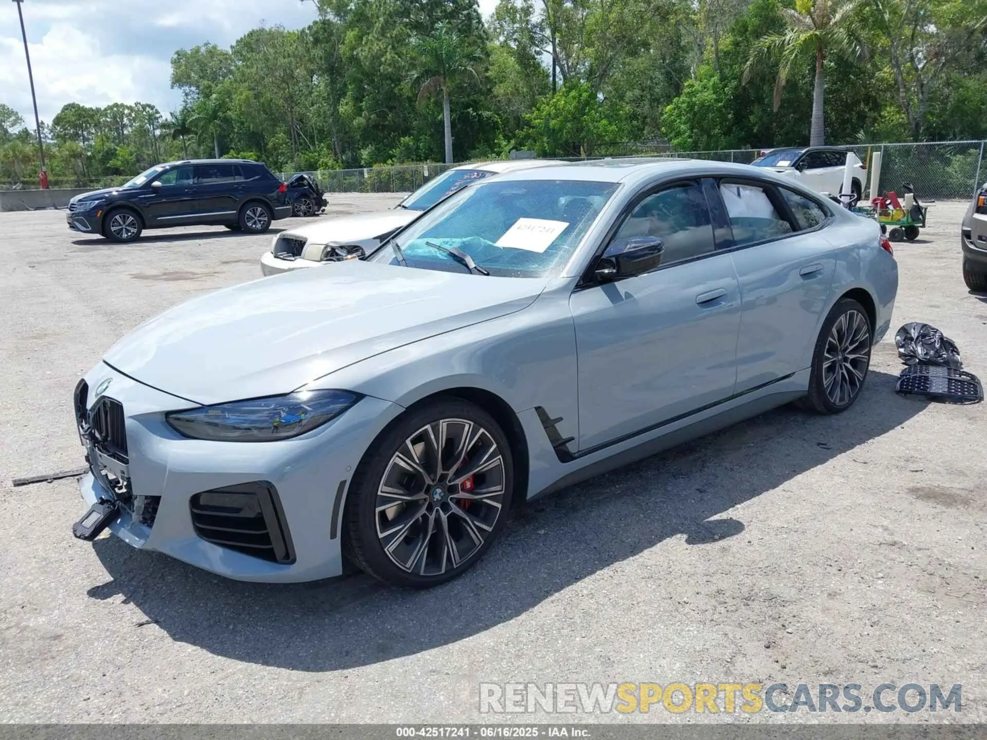 2 Photograph of a damaged car WBA63AW0XPFP50556 BMW M440I GRAN COUPE 2023
