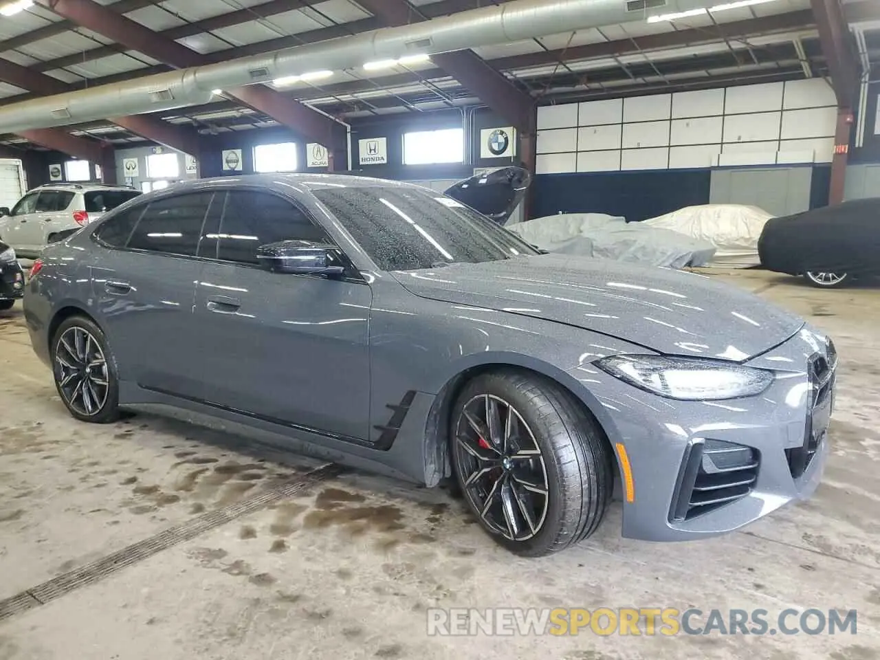 4 Фотография поврежденного автомобиля WBA13AW07NFN13384 BMW M440XI GRA 2022
