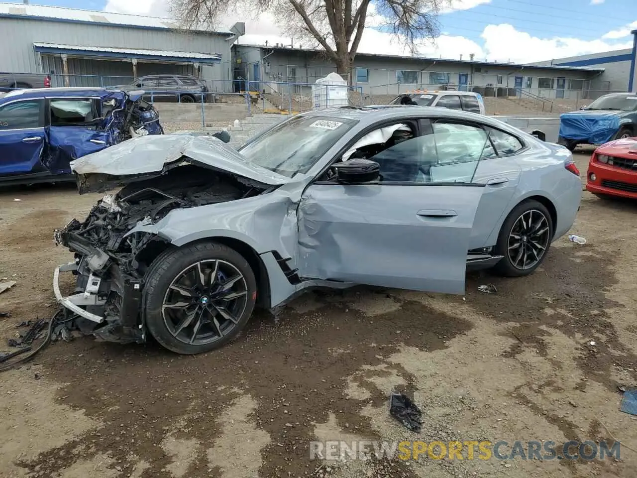 1 Photograph of a damaged car WBA13AW0XNFM27700 BMW M440XI GRA 2022