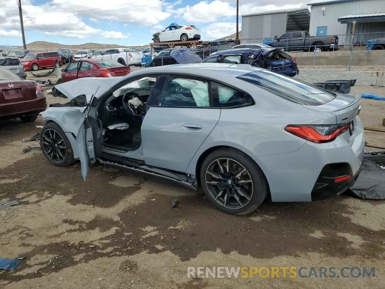 2 Photograph of a damaged car WBA13AW0XNFM27700 BMW M440XI GRA 2022