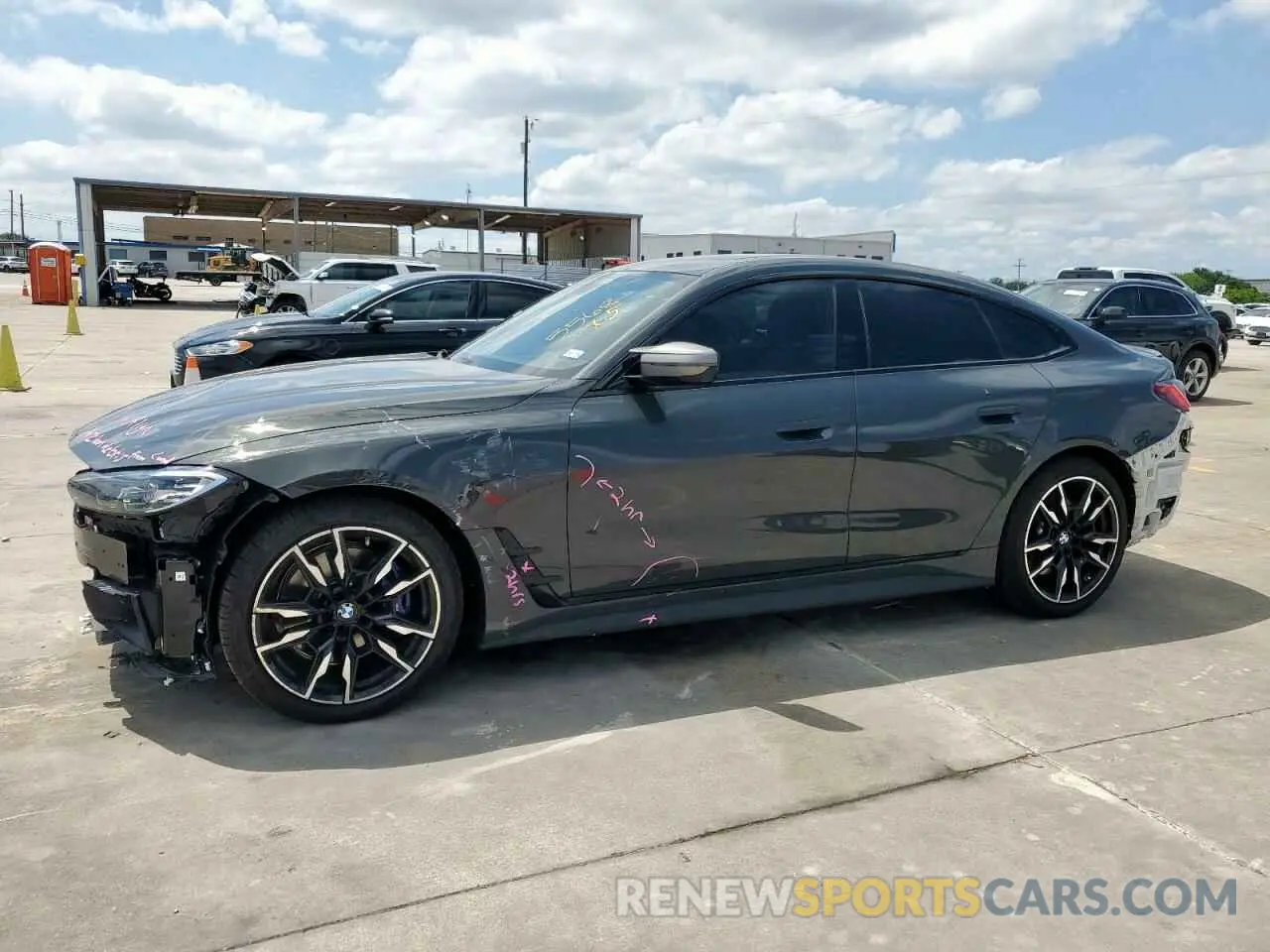 1 Фотография поврежденного автомобиля WBA13AW01RFT30780 BMW M440XI GRA 2024