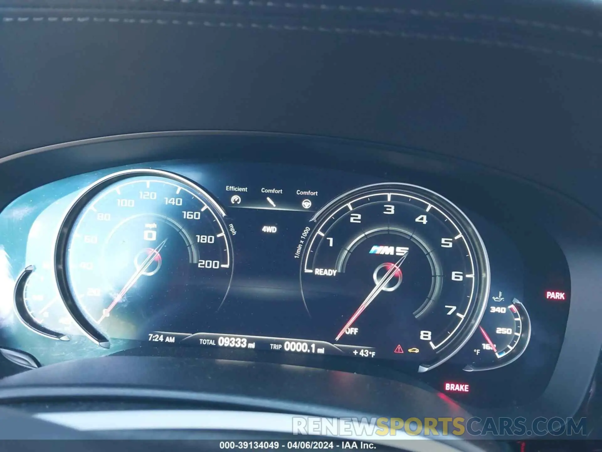 7 Photograph of a damaged car WBSJF0C52KB447231 BMW M5 2019