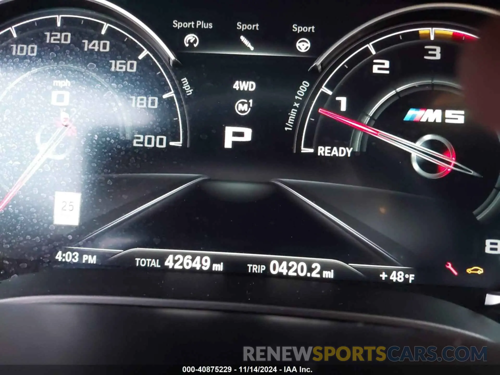 16 Photograph of a damaged car WBSJF0C53KB447416 BMW M5 2019