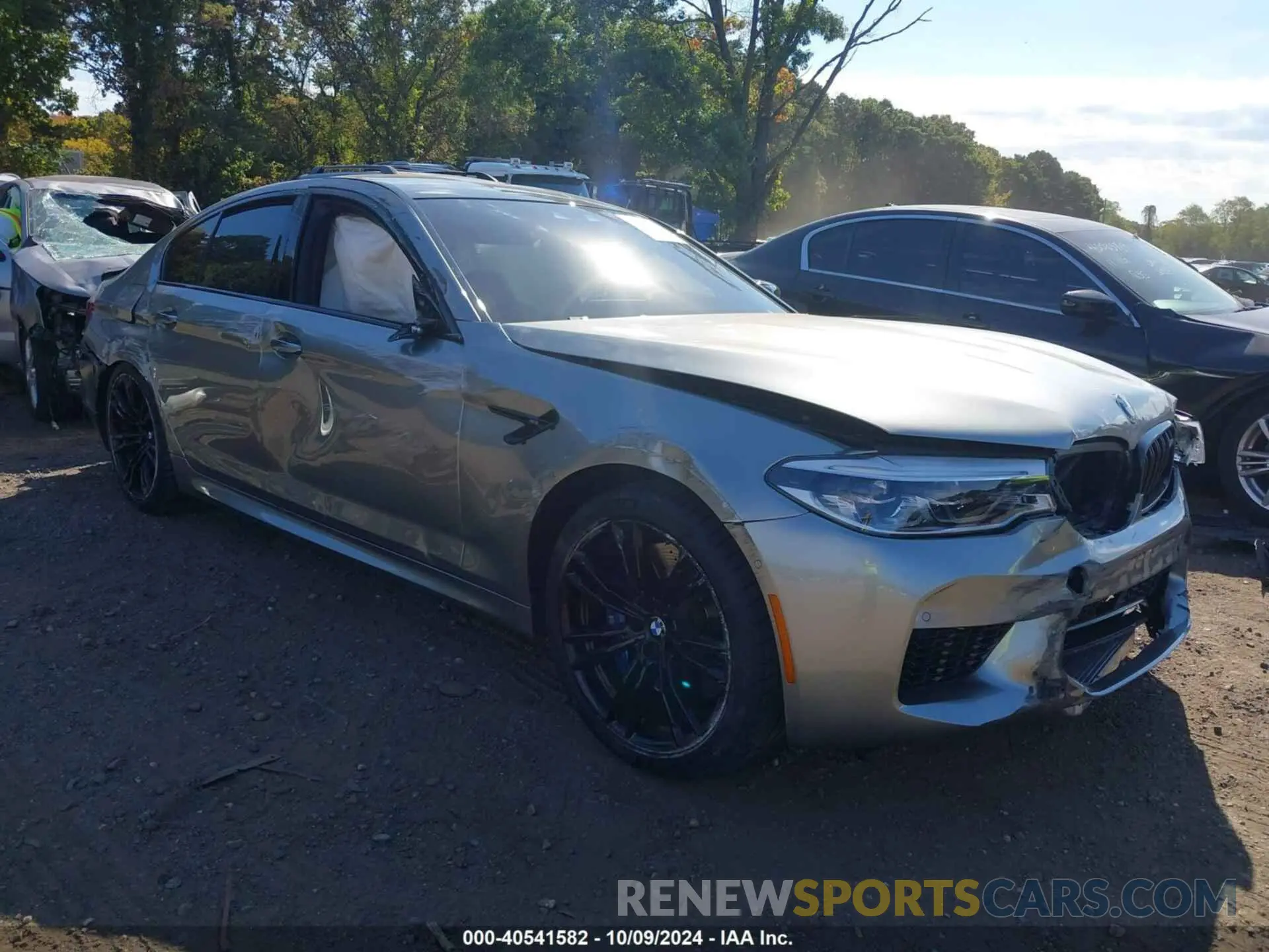 1 Photograph of a damaged car WBSJF0C54KB285845 BMW M5 2019