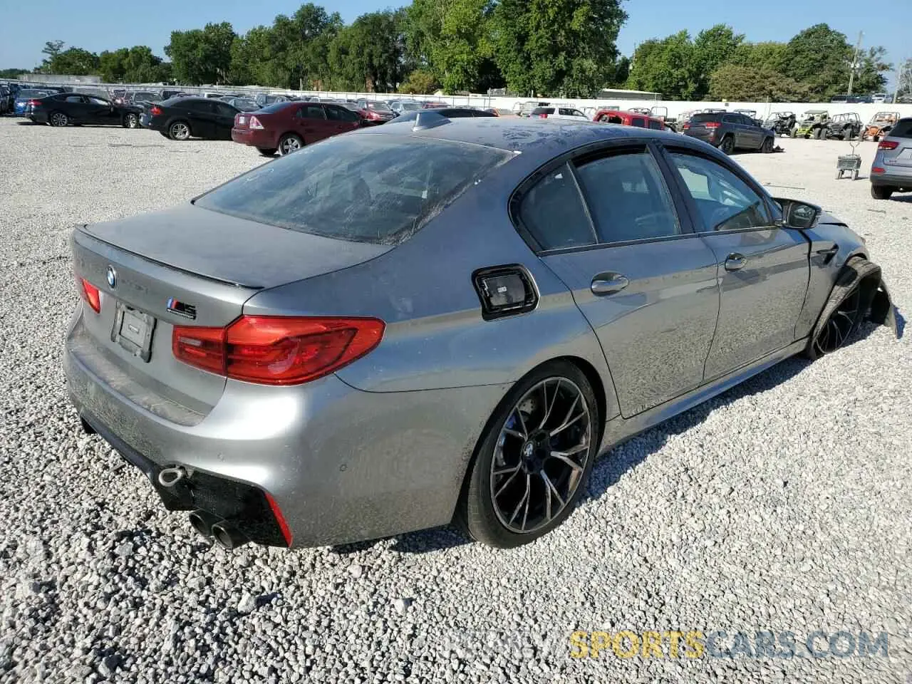 4 Фотография поврежденного автомобиля WBSJF0C55KB284624 BMW M5 2019