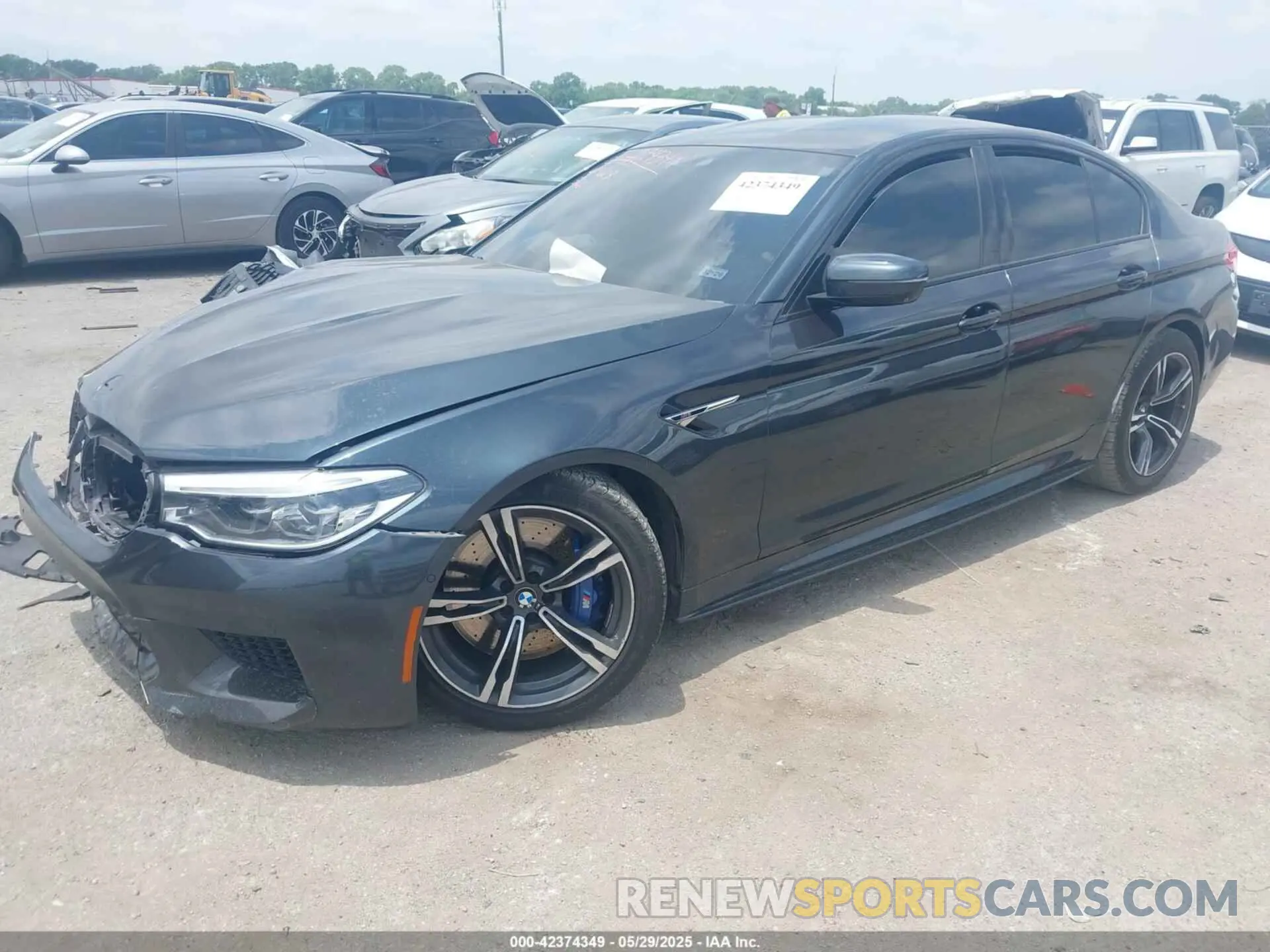 2 Photograph of a damaged car WBSJF0C58KB447623 BMW M5 2019