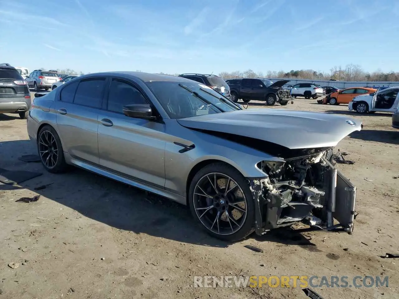 4 Фотография поврежденного автомобиля WBSJF0C58KB448352 BMW M5 2019