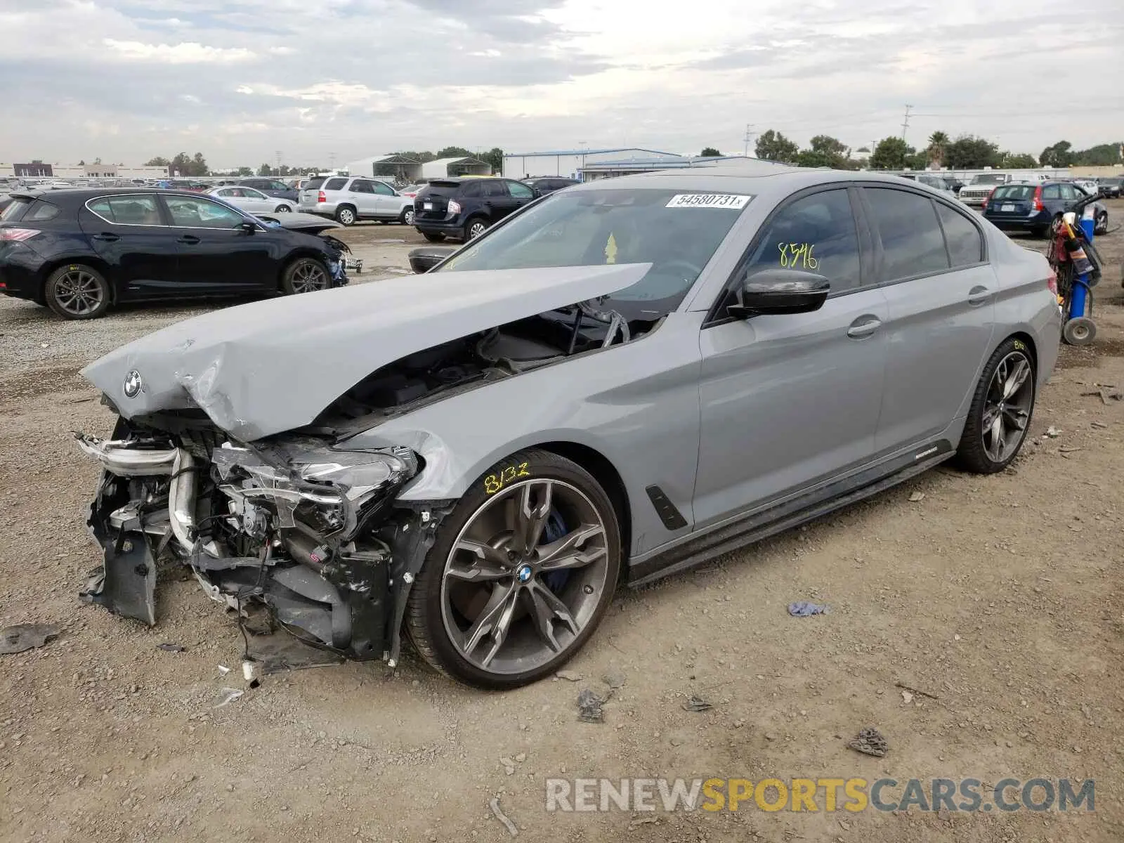 2 Photograph of a damaged car WBAJS7C06LCD11986 BMW M5 2020