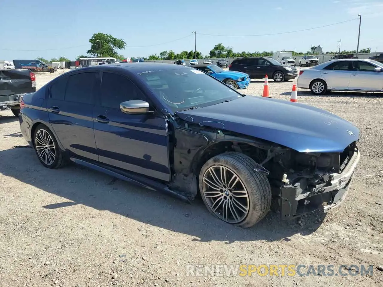 4 Photograph of a damaged car WBAJS7C0XLBN96646 BMW M5 2020