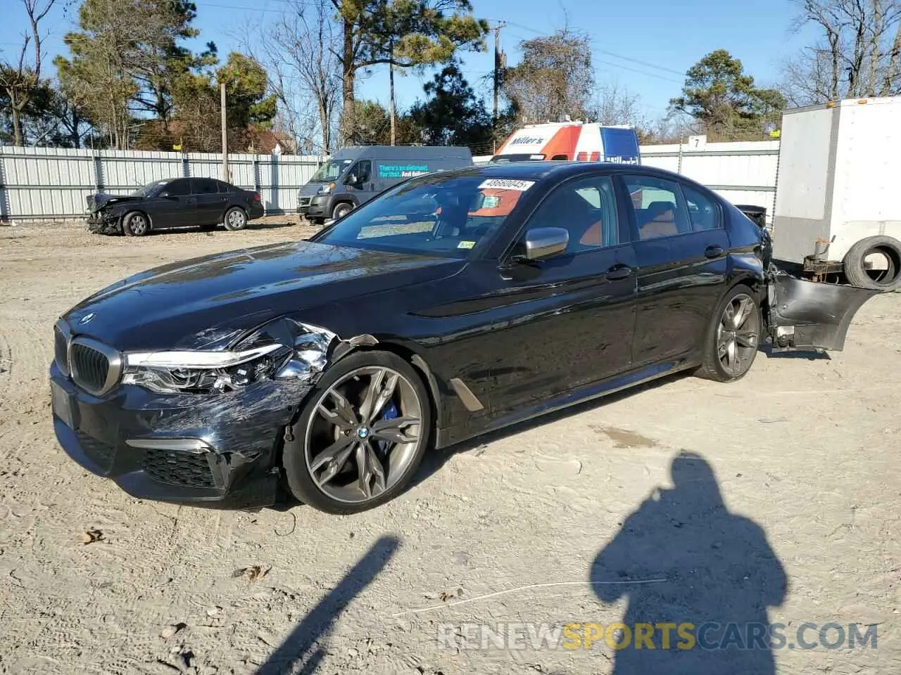 1 Photograph of a damaged car WBAJS7C0XLCE44248 BMW M5 2020