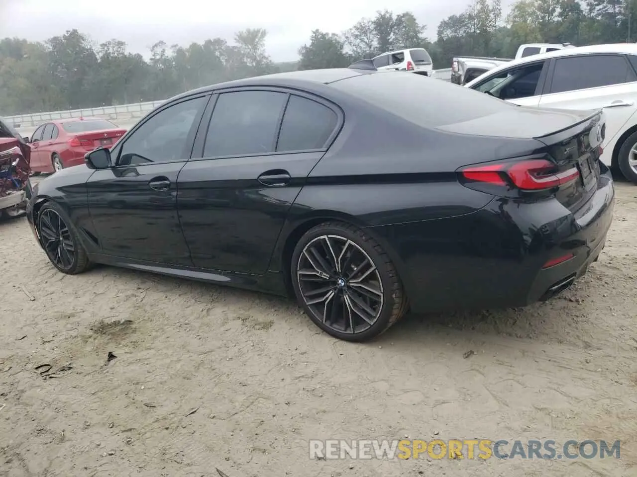 2 Фотография поврежденного автомобиля WBA13BK0XMCF46927 BMW M5 2021