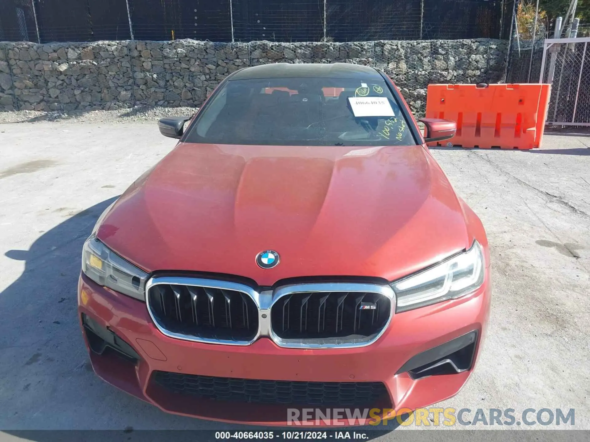 12 Photograph of a damaged car WBS83CH02MCF25335 BMW M5 2021