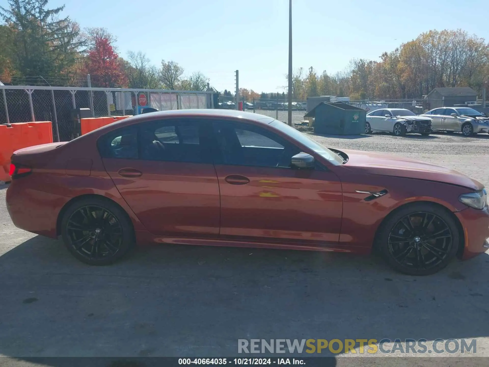 13 Photograph of a damaged car WBS83CH02MCF25335 BMW M5 2021
