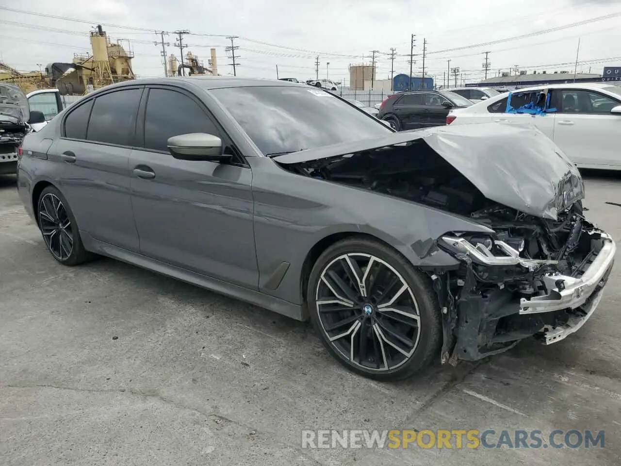 4 Photograph of a damaged car WBA13BK08NCJ34424 BMW M5 2022