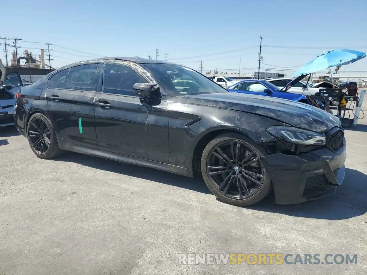 4 Фотография поврежденного автомобиля WBS83CH05NCK23035 BMW M5 2022